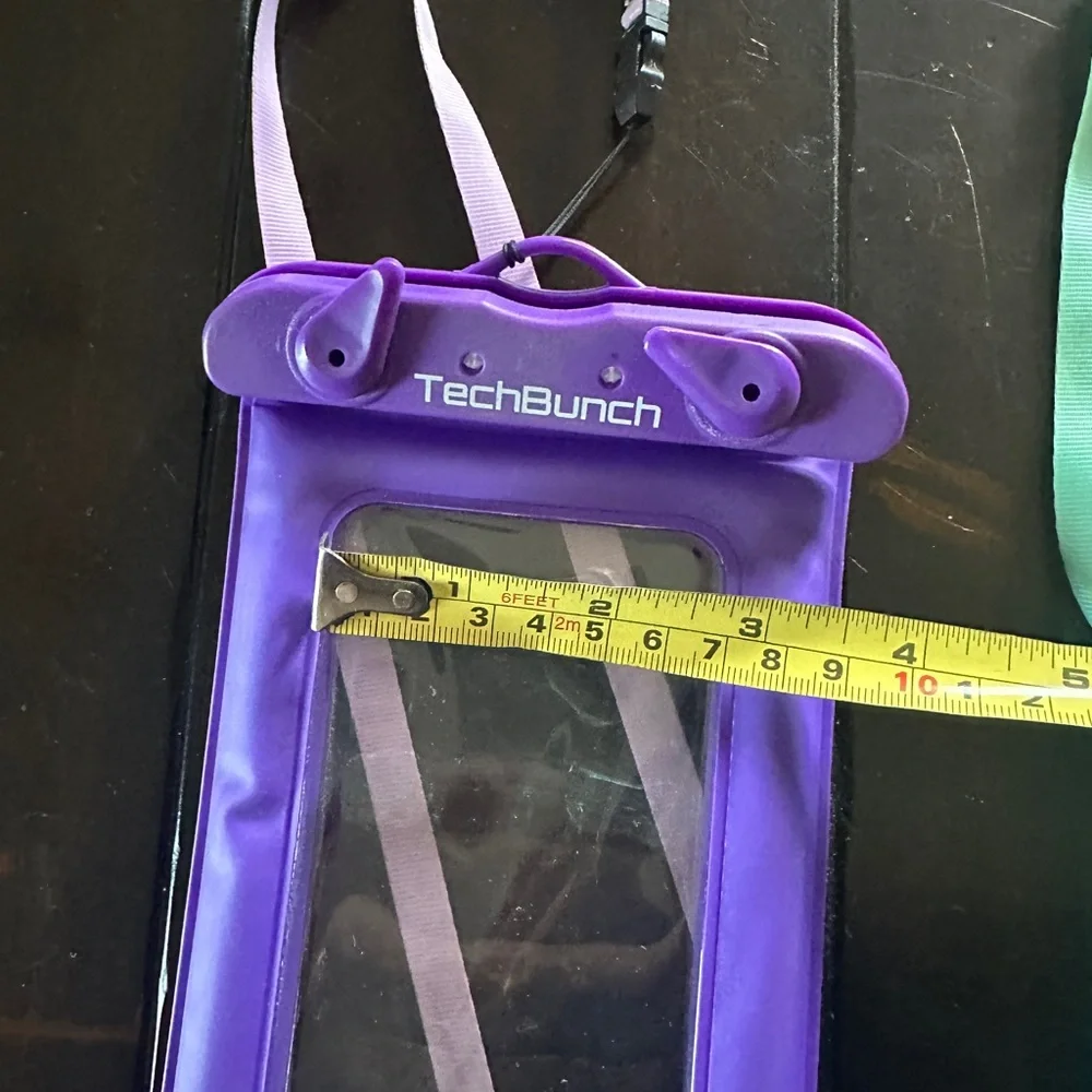 Waterproof Phone Pouch - Purple and Green